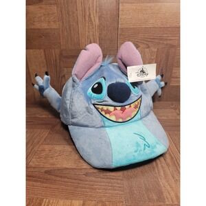Disney Parks Stitch Hat Baseball Cap Adult Adjustable 3D Ears Arms‎ New